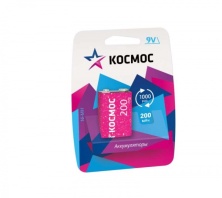 Аккумулятор 6F22 200мА.ч 1BL (блист.1шт) Космос KOCNI-MH6F22(200mAh) Аккумулятор 6F22 200мА.ч 1BL (блист.1шт) Космос KOCNI-MH6F22(200mAh)