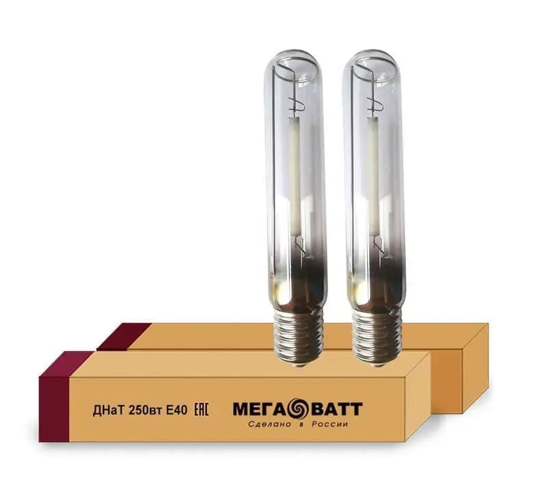 Лампа газоразрядная натриевая ДНаТ 150 E40 (25) МЕГАВАТТ 02935